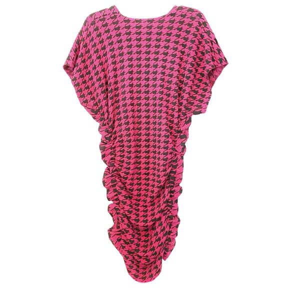 ZARA Short Sleeve Sweater Dress Womens Size M Pink NWT - Picture 7 of 7